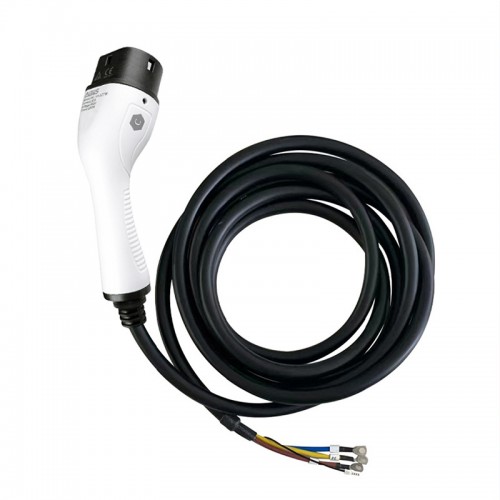 YILADE 16A 32A EV Charger Plug Type2 Cable 1 Phase or 3 Phase Charging Station 16A-32A IEC62196-2 Cord for Electric Vehicle