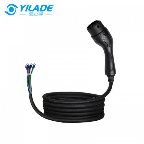 YILADE Electric Vehicle Ev Charger with single gun  Type 2 CCS 2 fast charging cable 16A 3.5KW 