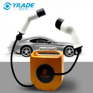 16A to 32A Type 2 EV Charging Socket Inlet Retractable Cable Reel EV Cord Reel Electric Car Reel