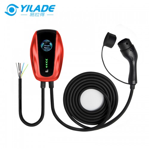 Type 2 32A 7KW  Ev Charging wallbox Ev Charging station  with APP Control WIFY Card  Four colors for your choose
